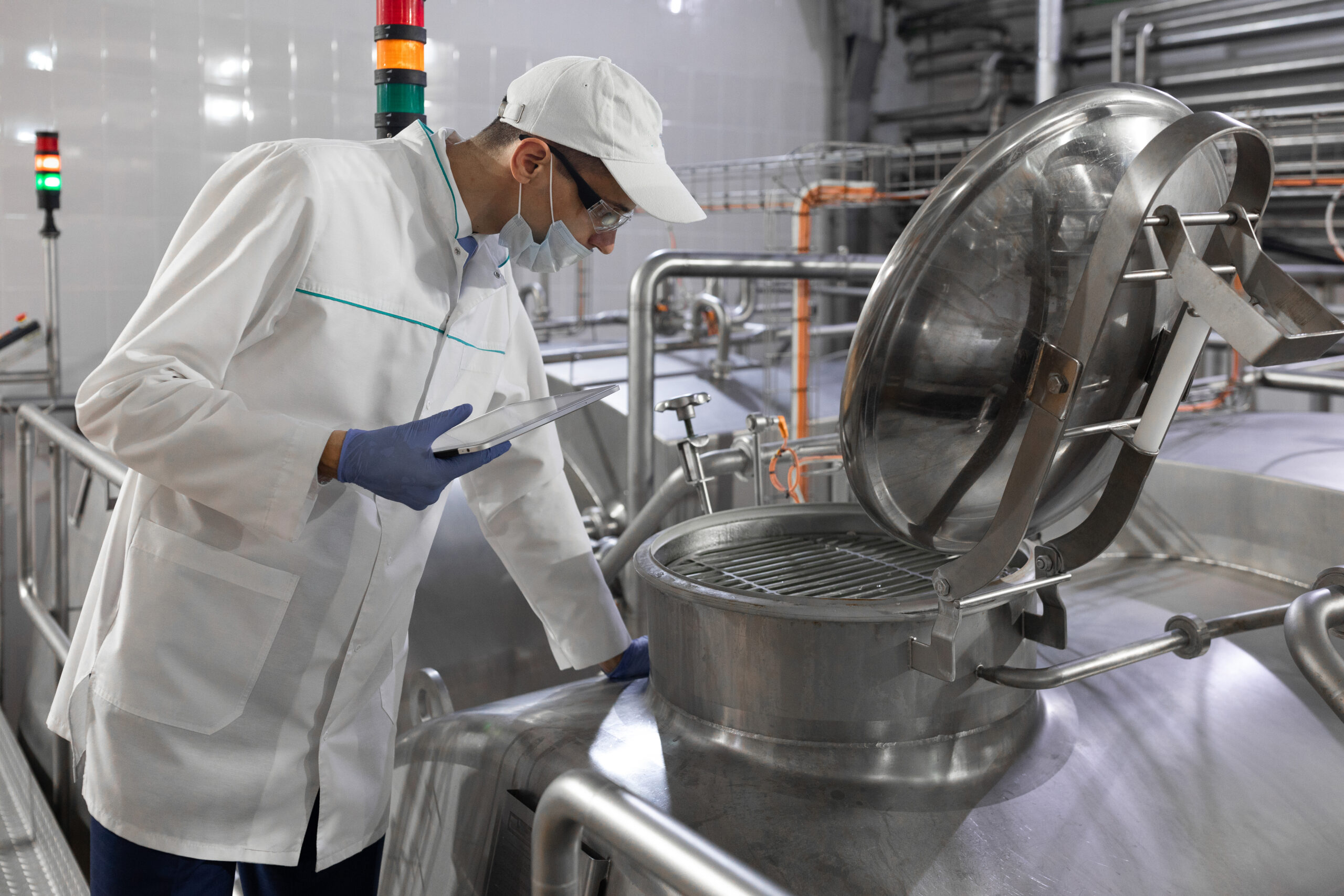 Modern dairy machinery